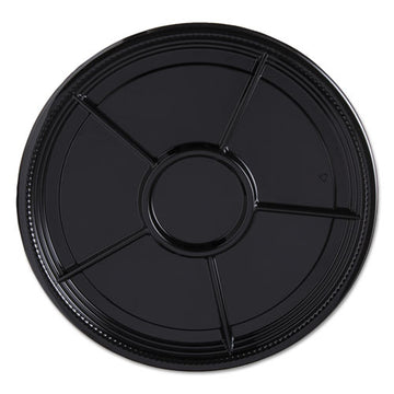 WNA Caterline Casuals Thermoformed Platters, 12" Diameter, Black. 25-carton freeshipping - TVN Wholesale